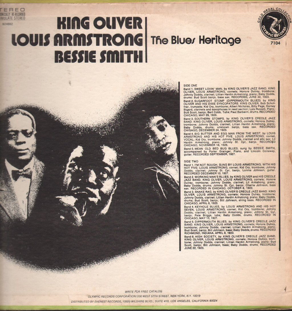 King Oliver - Blues Heritage - Lp