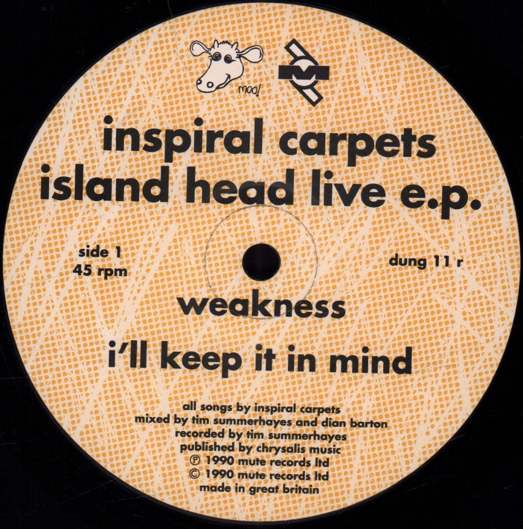 Inspiral Carpets - Island Head Live E.p. - 12 Inch