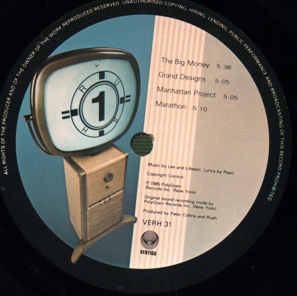 Rush - Power Windows - Lp