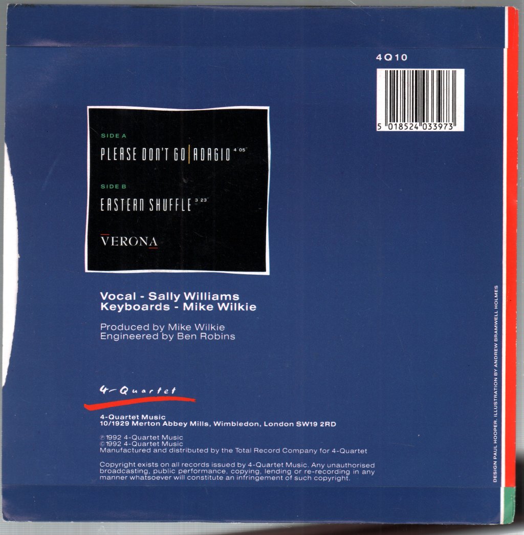 Verona - Please Don't Go/Adagio - 7 Inch