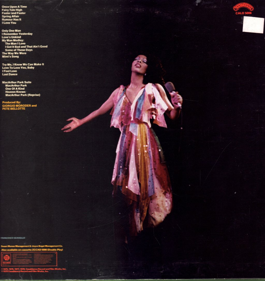 Donna Summer - Live And More - Double Lp
