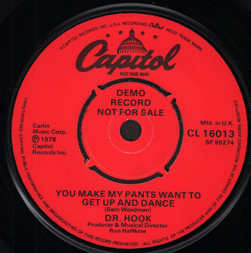 Dr Hook - I Don't Want To Be Alone Tonight - 7 Inch
