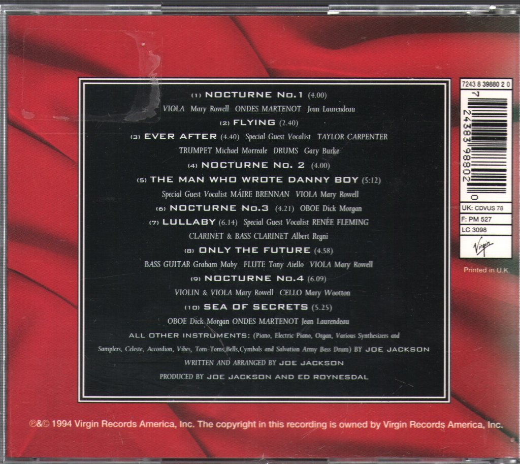 Joe Jackson - Night Music - Cd
