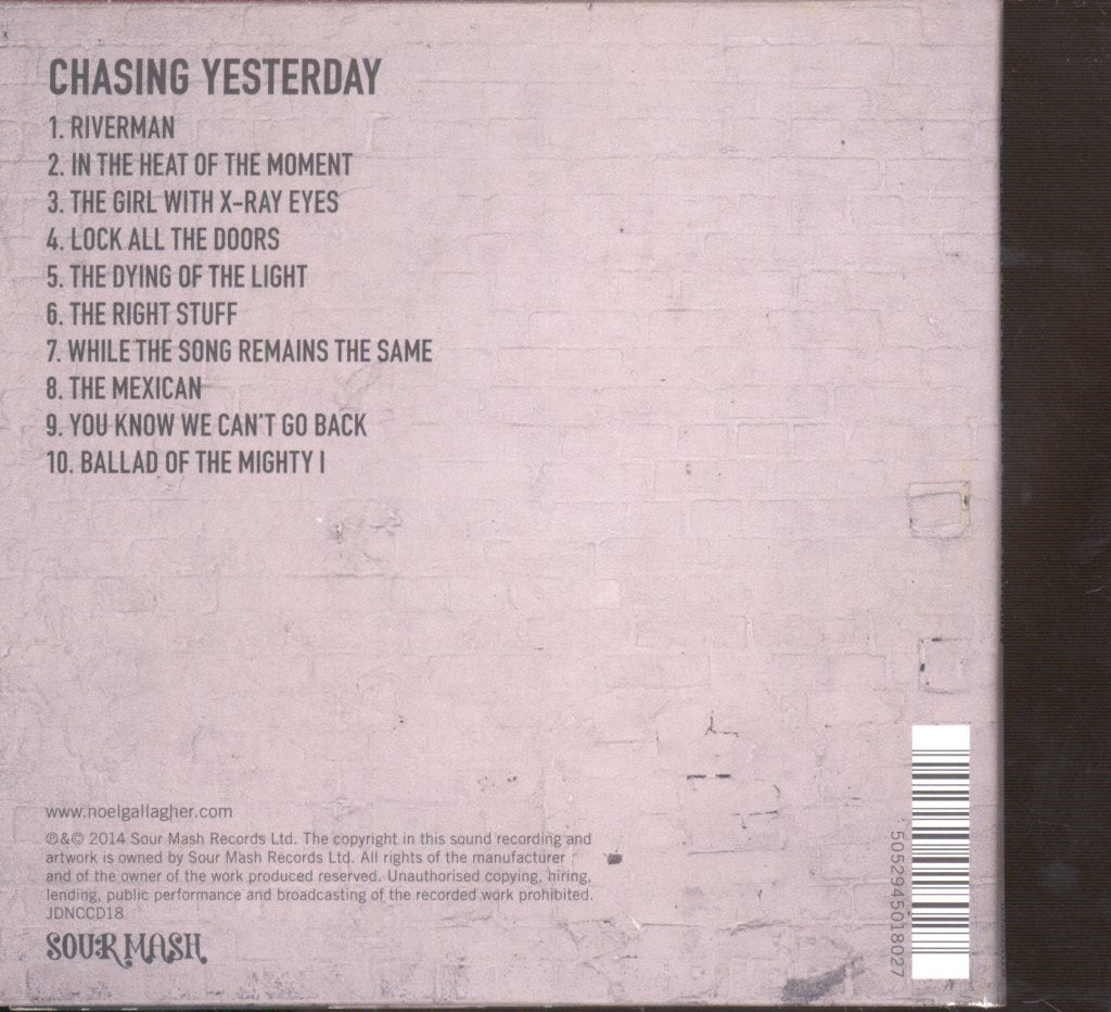 Noel Gallagher's High Flying Birds - Chasing Yesterday - Cd