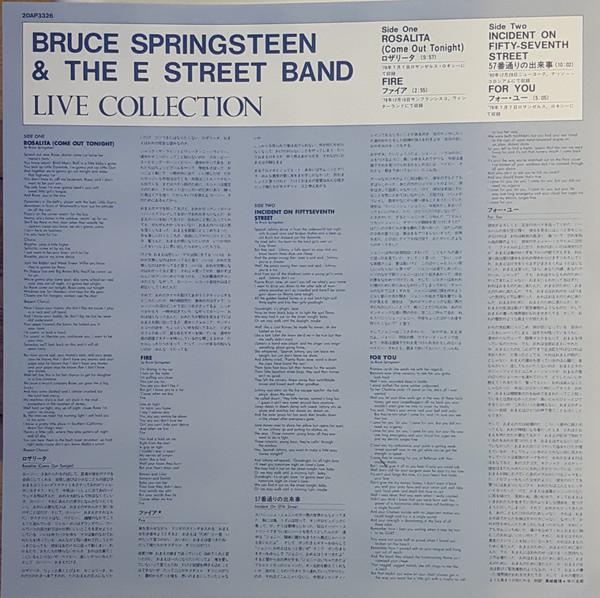 Bruce Springsteen & The E-Street Band - Live Collection - 12 Inch