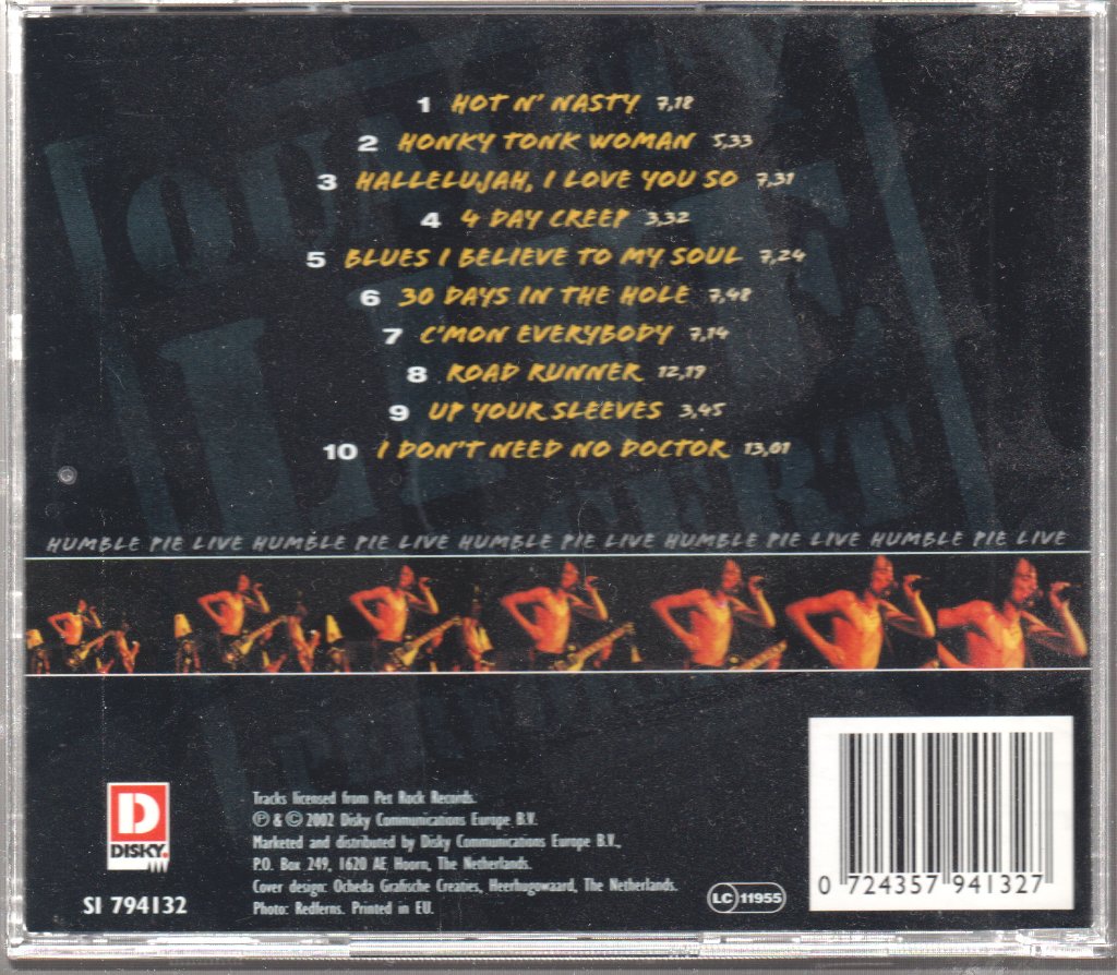 Humble Pie - Up Your Sleeves - Cd