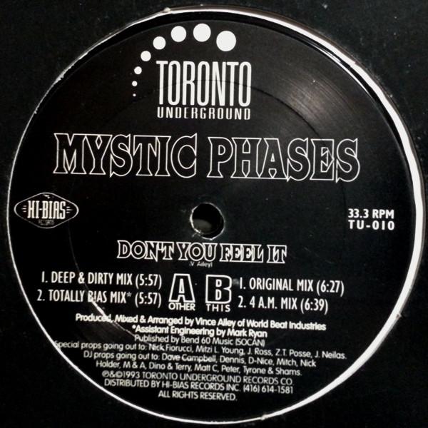 Mystic Phases - Don't You Feel It - 12 Inch