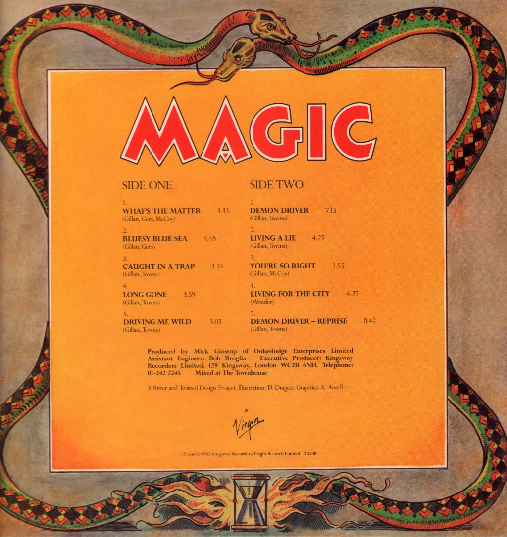 Gillan - Magic - Lp