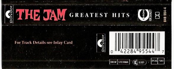 Jam - Greatest Hits - Cassette