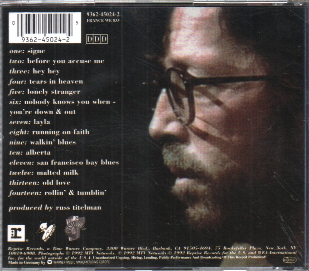 Eric Clapton - Unplugged - Cd