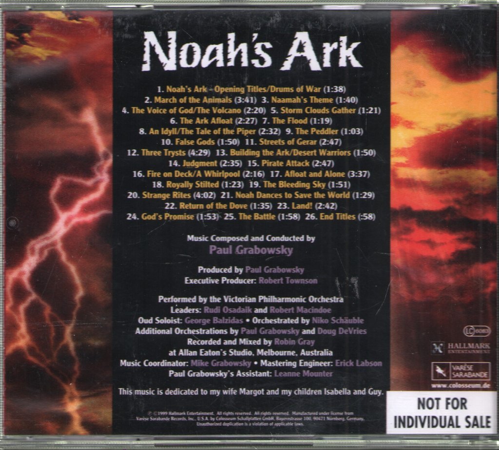 Paul Grabowsky - Noah's Ark - Cd