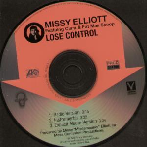 Missy Elliott Featuring Ciara And Fat Man Scoop - Lose Control - Cd