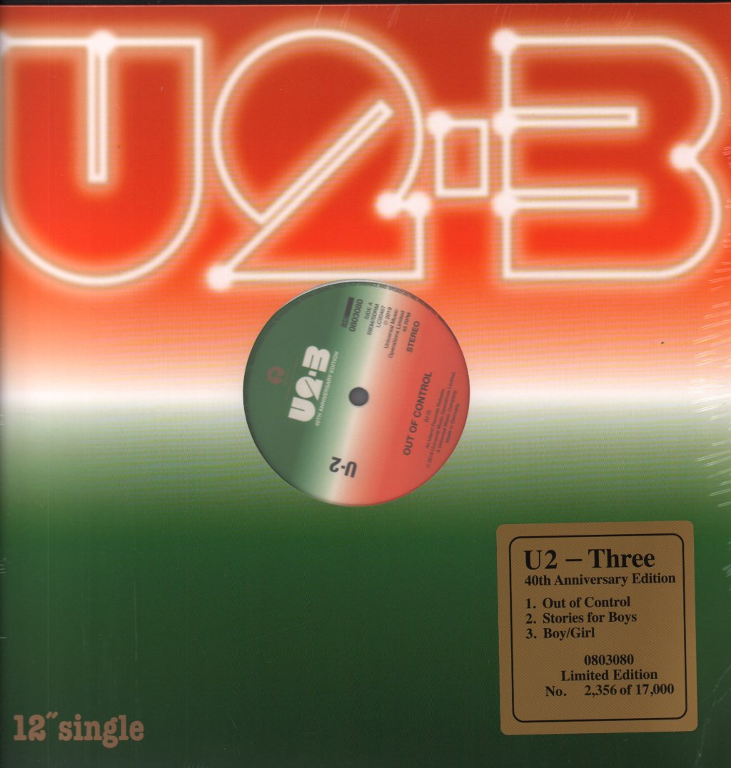 U2 - Out Of Control - 12 Inch