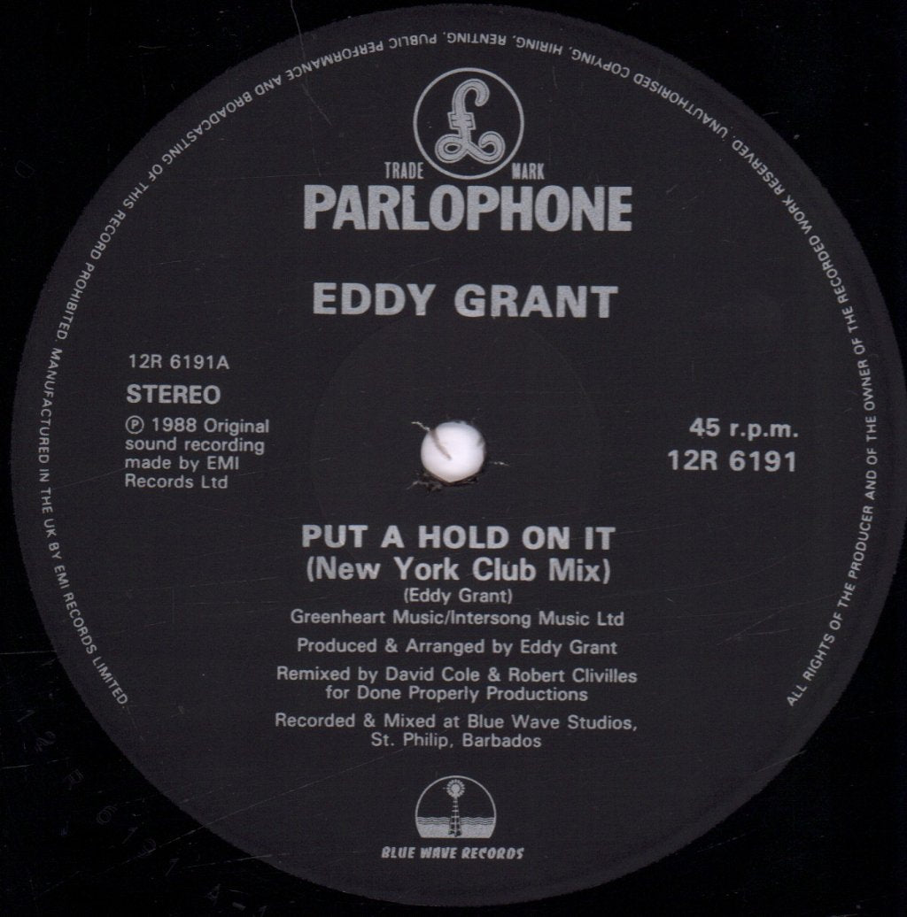 Eddy Grant - Put A Hold On It - 12 Inch