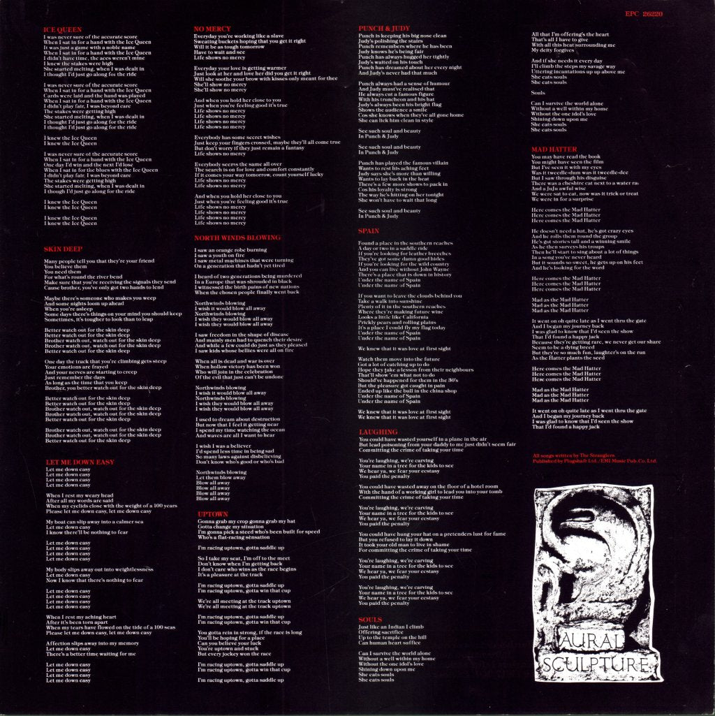 Stranglers - Aural Sculpture - Lp