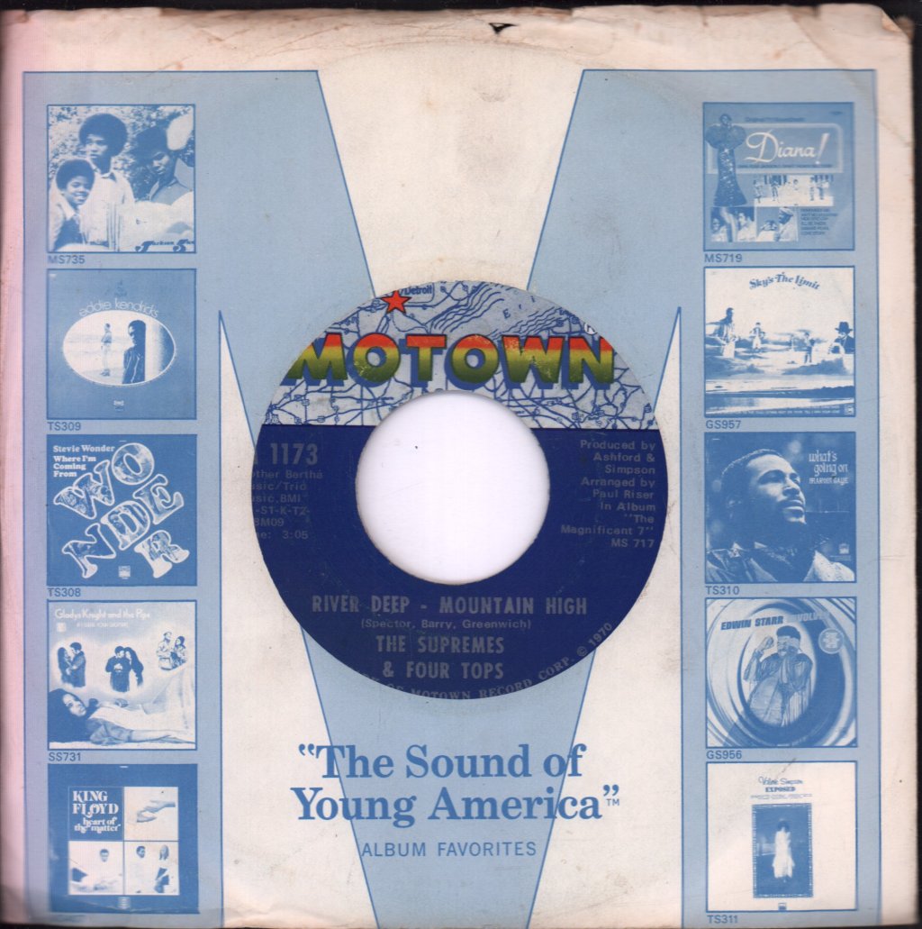 Supremes And Four Tops - River Deep Mountain High - 7 Inch
