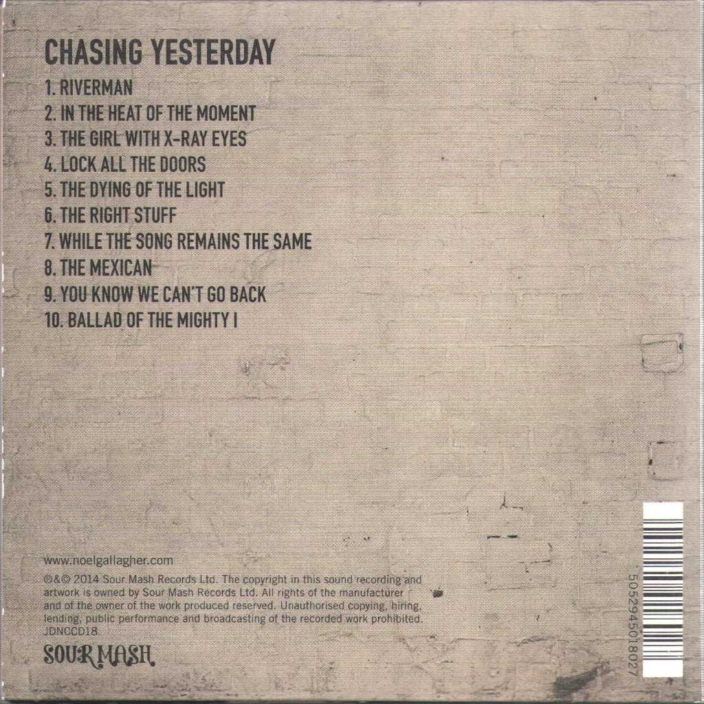 Noel Gallagher's High Flying Birds - Chasing Yesterday - Cd