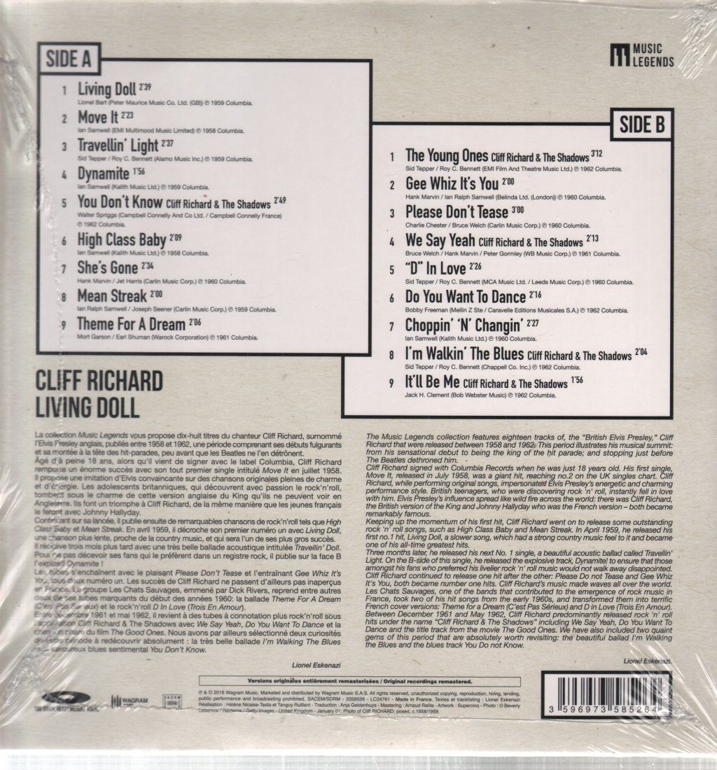 Cliff Richard - Living Doll - Lp