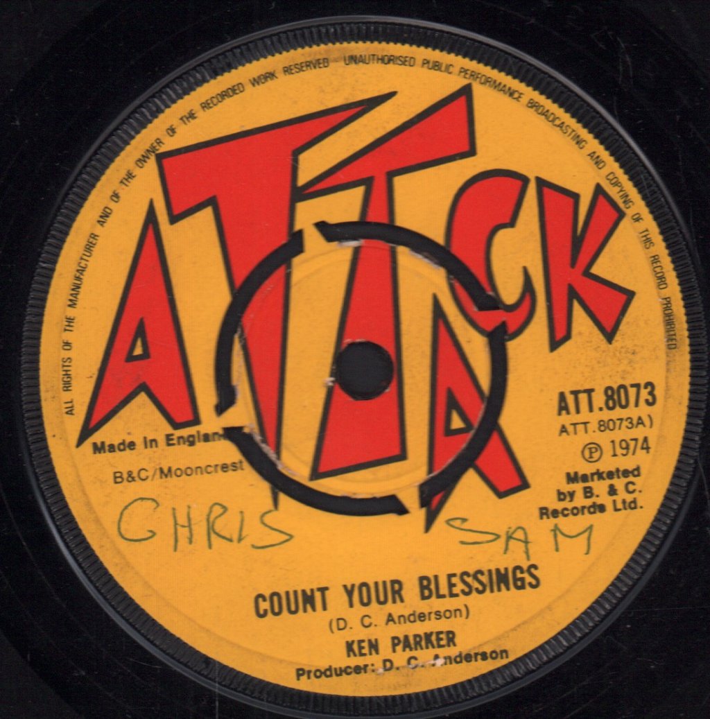Ken Parker - Count Your Blessings - 7 Inch