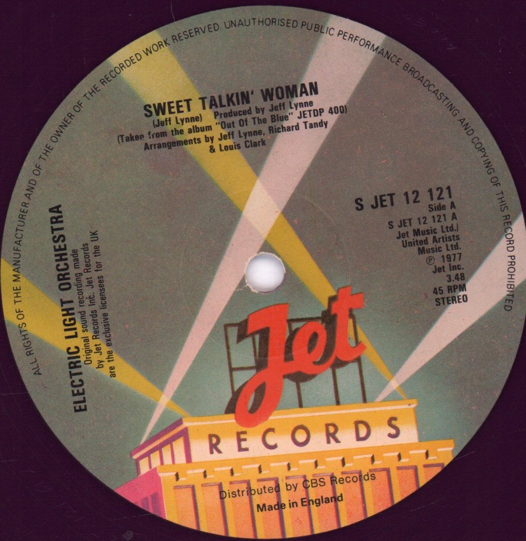 Electric Light Orchestra - Sweet Talkin' Woman - 12 Inch