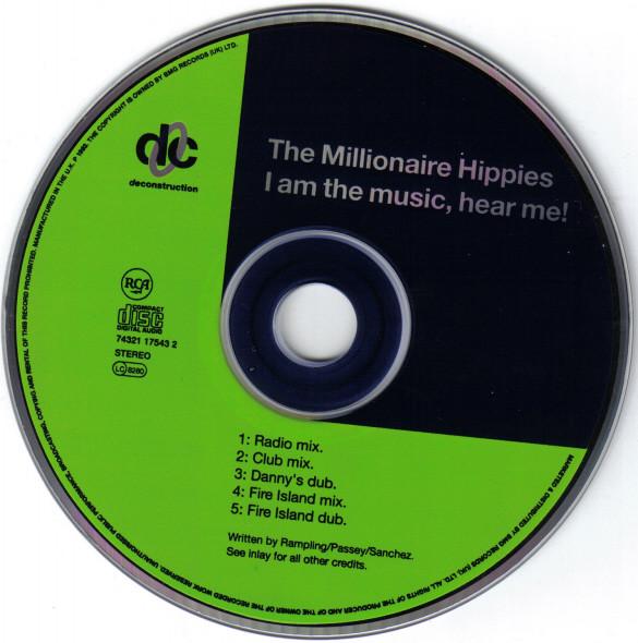 Millionaire Hippies - I Am The Music, Hear Me! - Cd