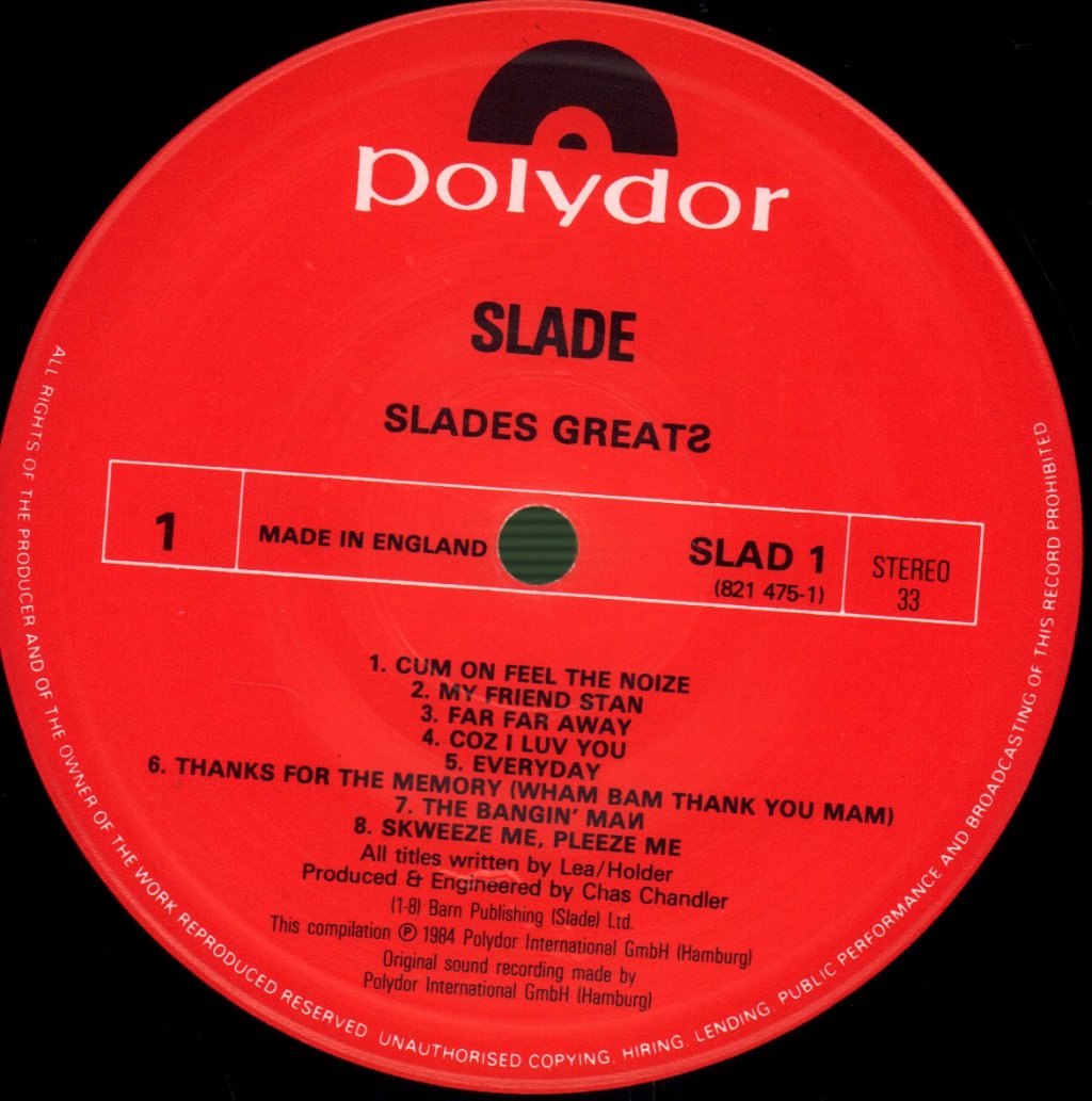 Slade - Slades Greats - Lp