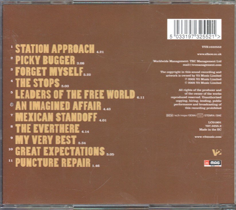 Elbow - Leaders Of The Free World - Cd