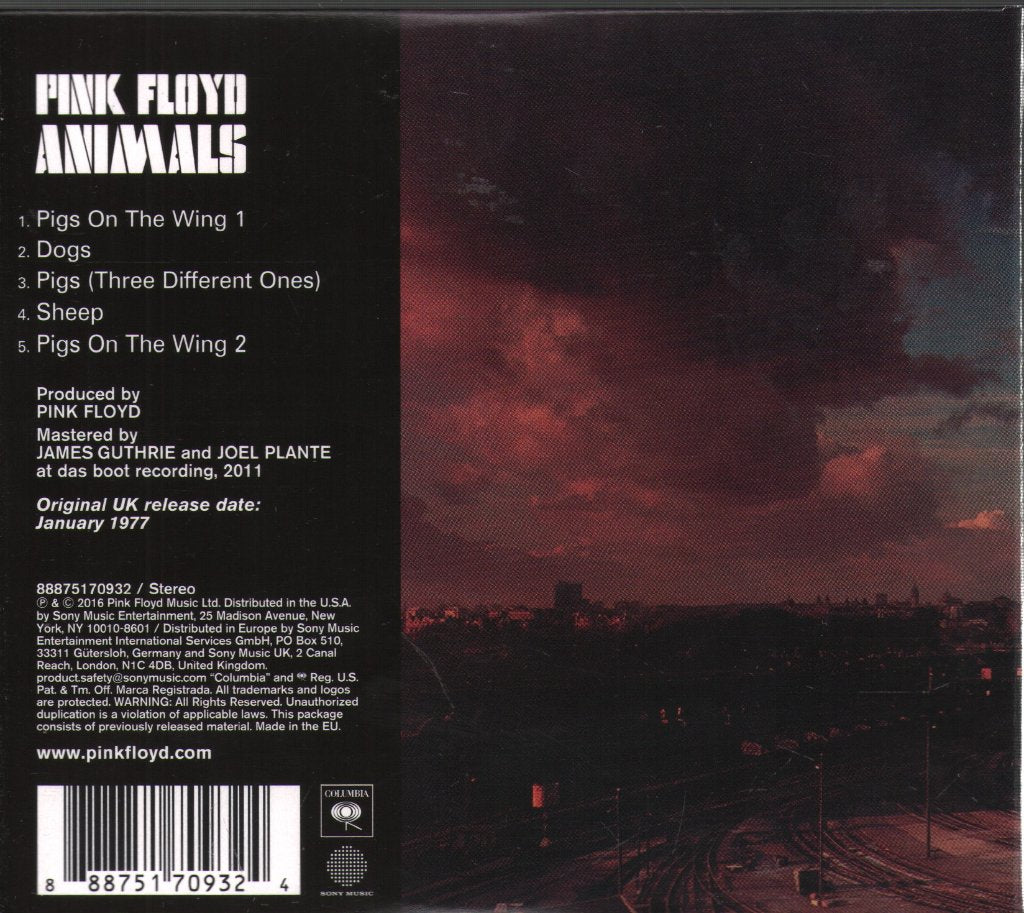 Pink Floyd - Animals - Cd