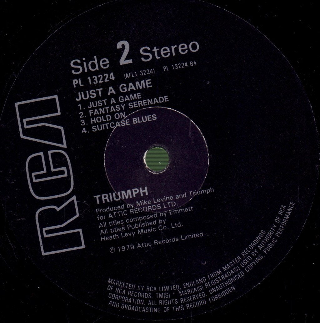 Triumph - Just A Game - Lp