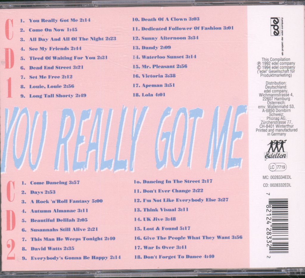Kinks - You Really Got Me • The Very Best Of The Kinks - Double Cd