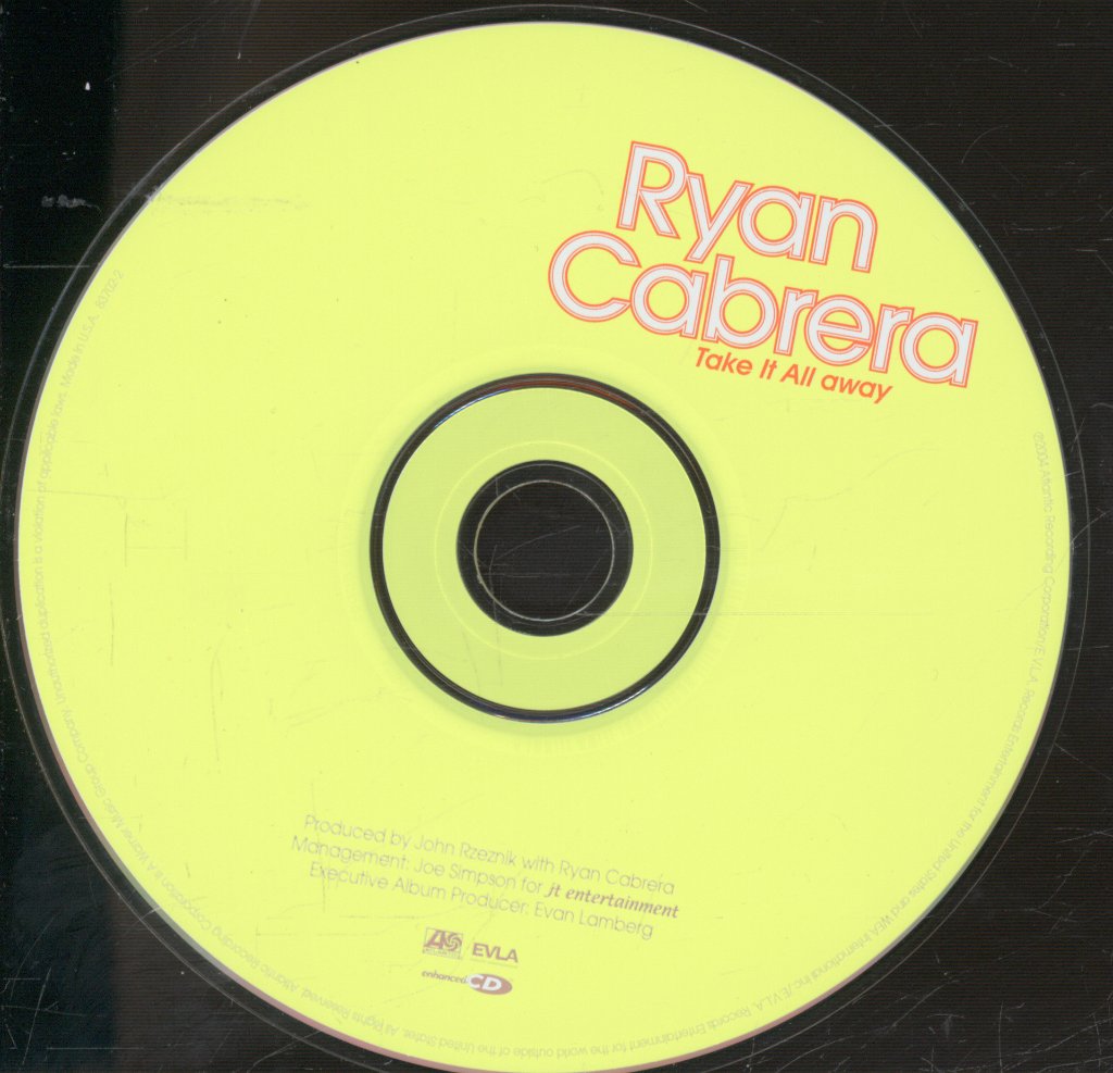 Ryan Cabrera - Take It All Away - Cd