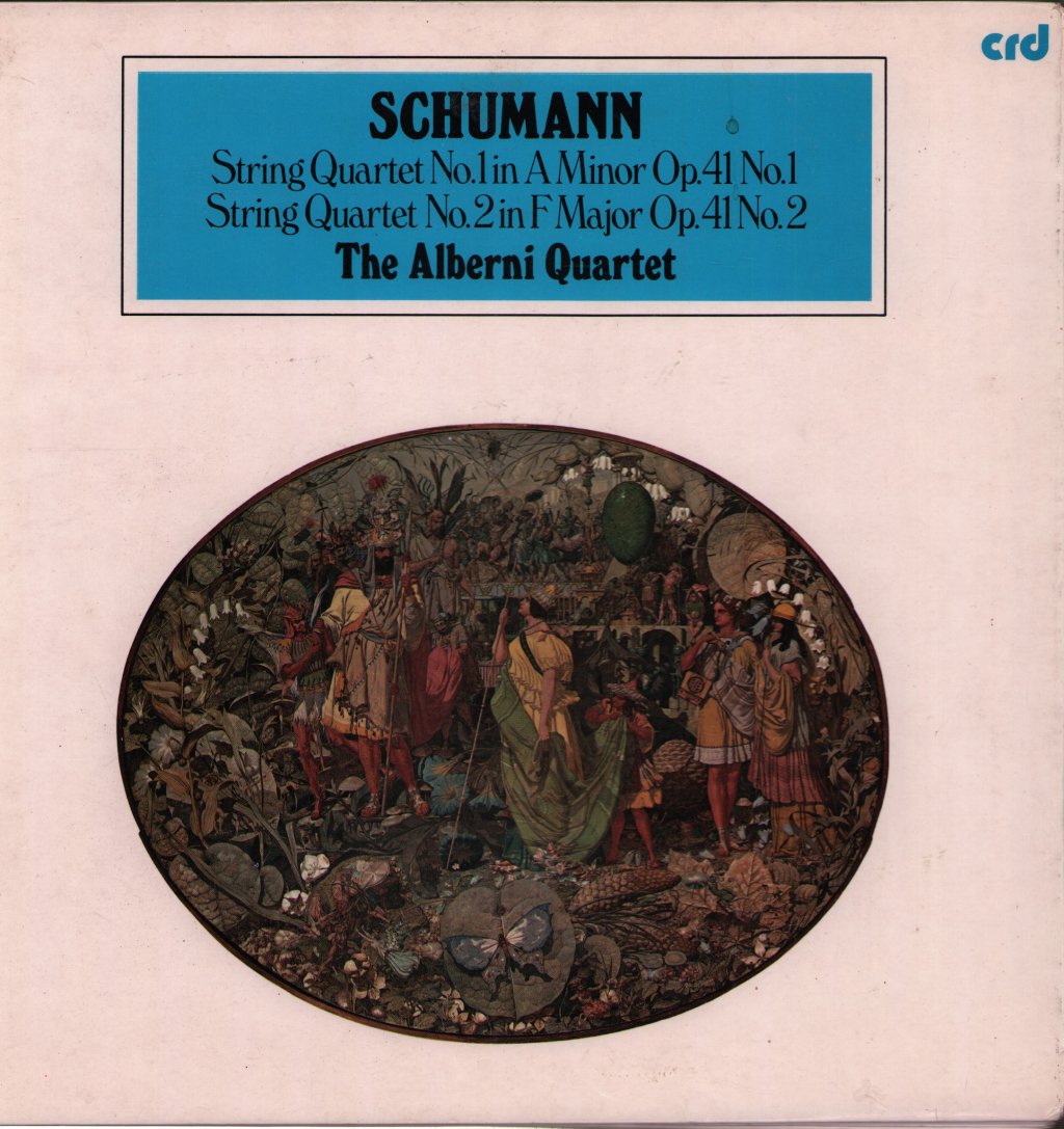 Alberni Quartet - String Quartet No. 1 In A Minor Op. 41 No. 1 /  String Quartet No. 2 In F Major Op. 41 No. 2 - Lp
