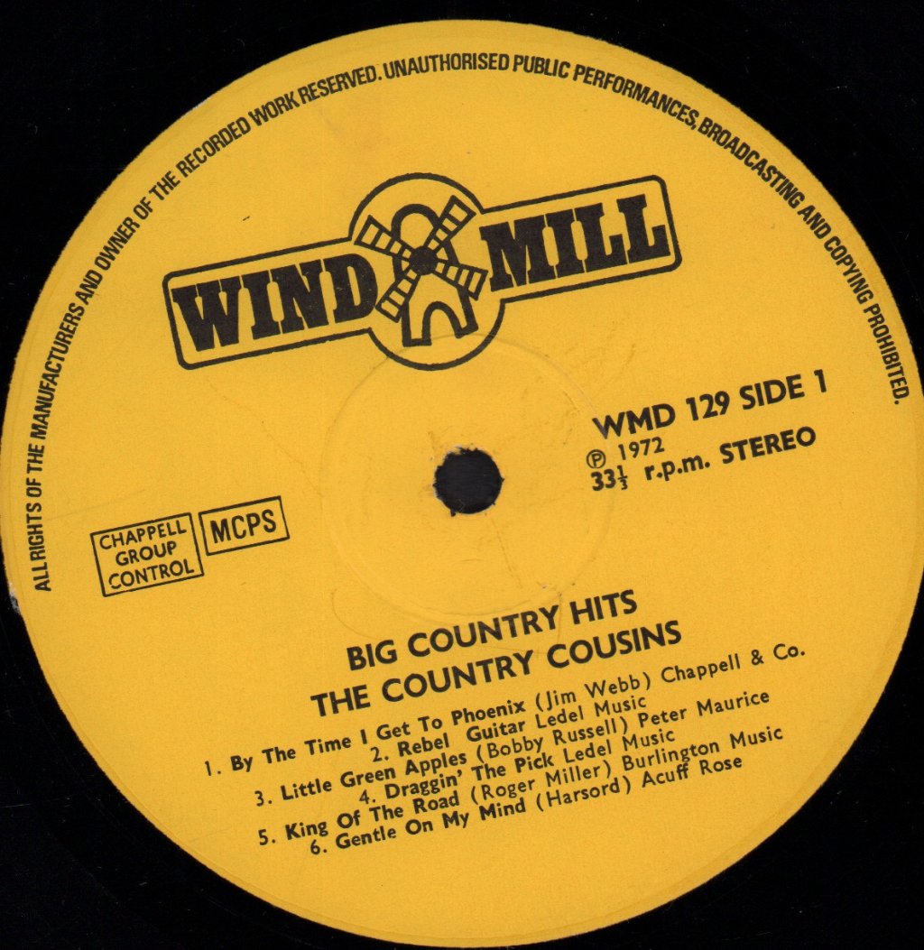 Country Cousins - Big Country Hits - Lp