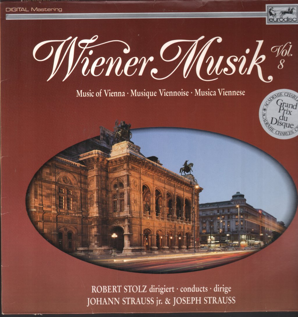 Robert Stolz / Berliner Symphoniker / Wiener Symphoniker - Wiener Musik Vol. 8 (Music Of Vienna) - Lp