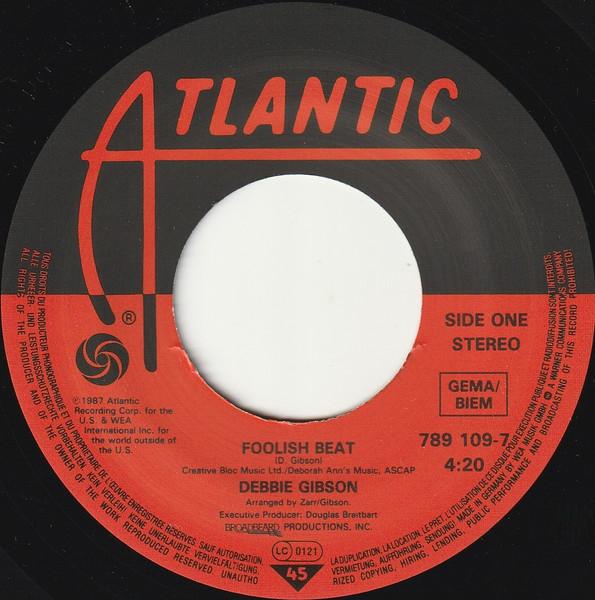 Debbie Gibson - Foolish Beat - 7 Inch