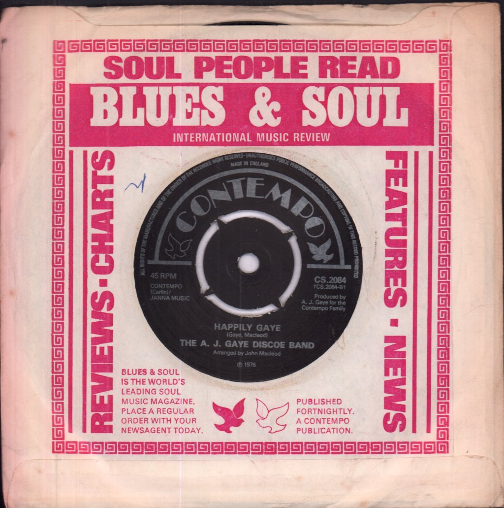 A.j. Gaye Discoe Band - Moonlight Serenade - 7 Inch