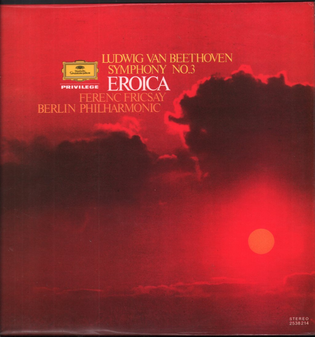 Ferenc Fricsay / Berlin Philharmonic Orchestra - Ludwig Van Beethoven - Symphony No.3 Eroica - Lp