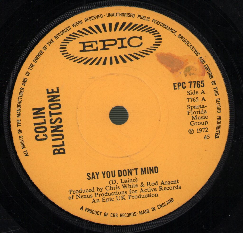 Colin Blunstone - Say You Don't Mind - 7 Inch