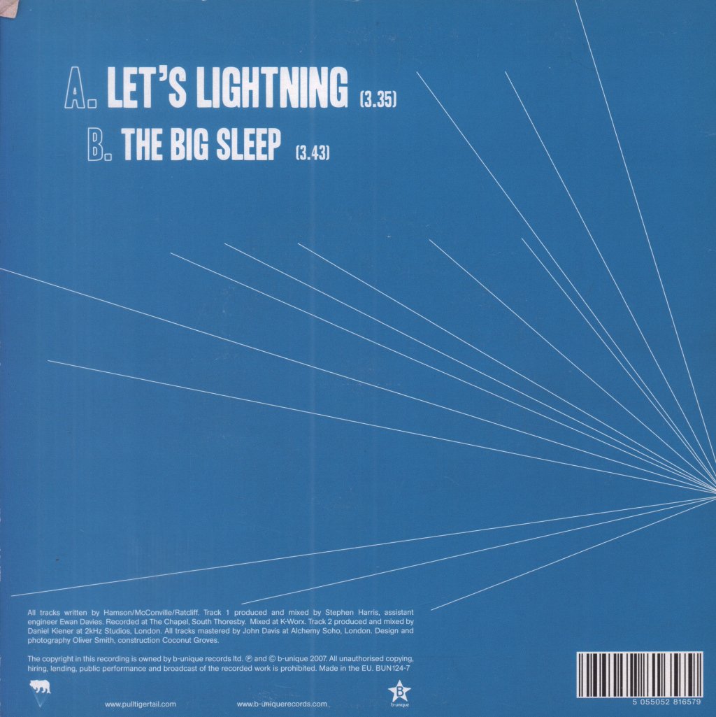Pull Tiger Tail - Let's Lightning - 7 Inch