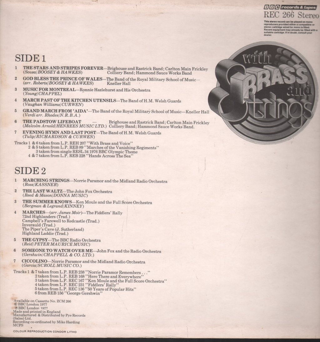Easy Listening Sounds Of Radio 2 - Vol 5 With Brass And Strings - Lp