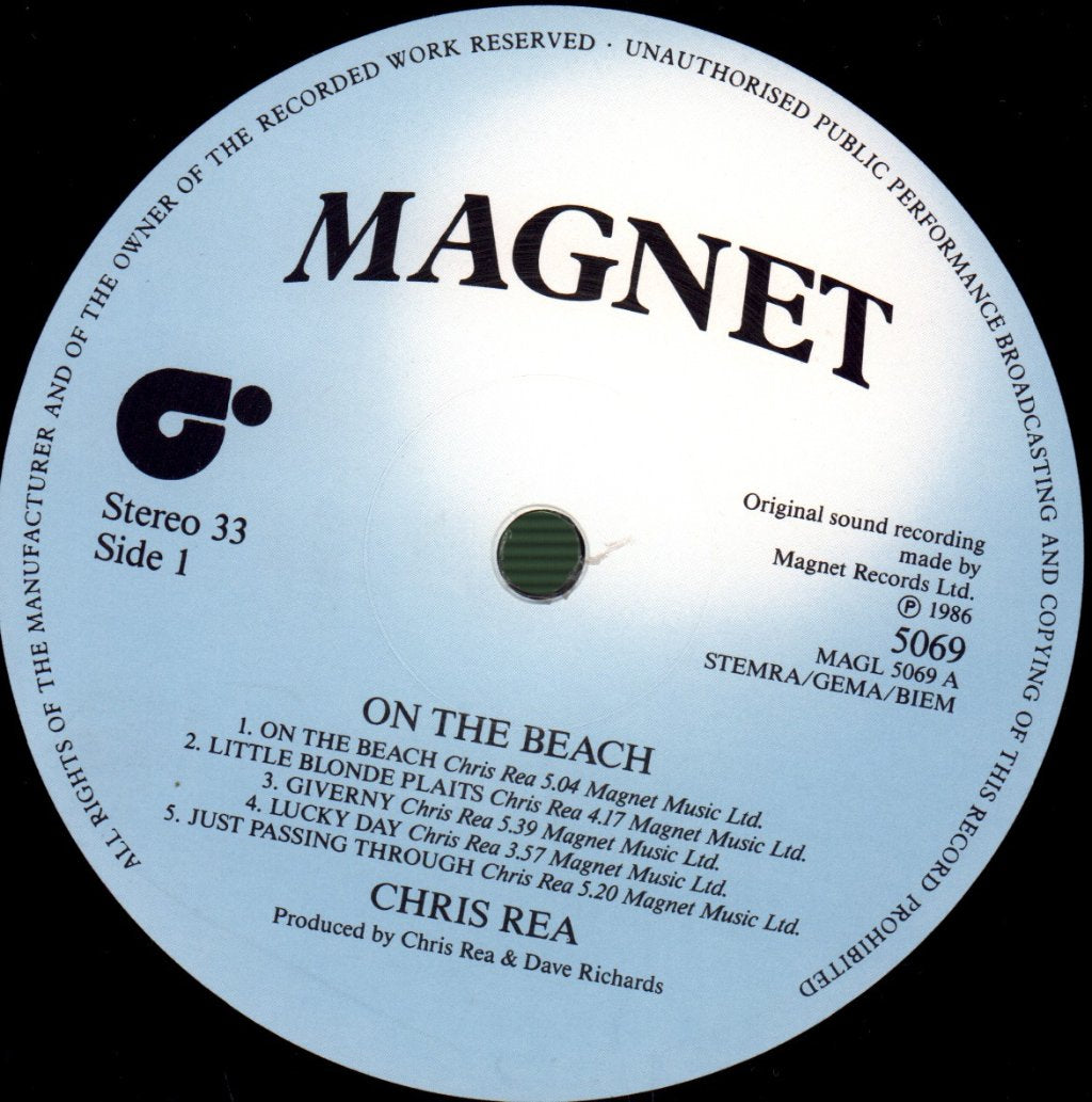 Chris Rea - On The Beach - Lp