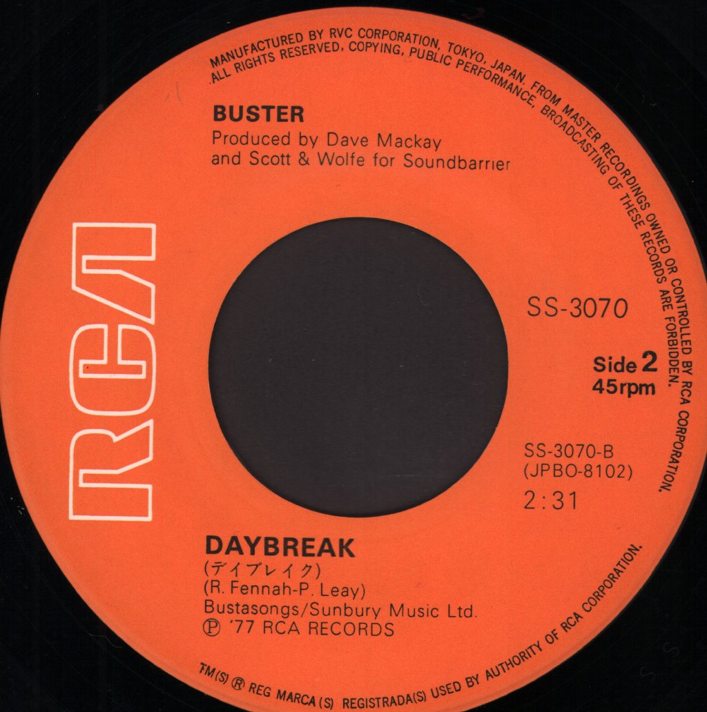 Buster - Sunday - 7 Inch