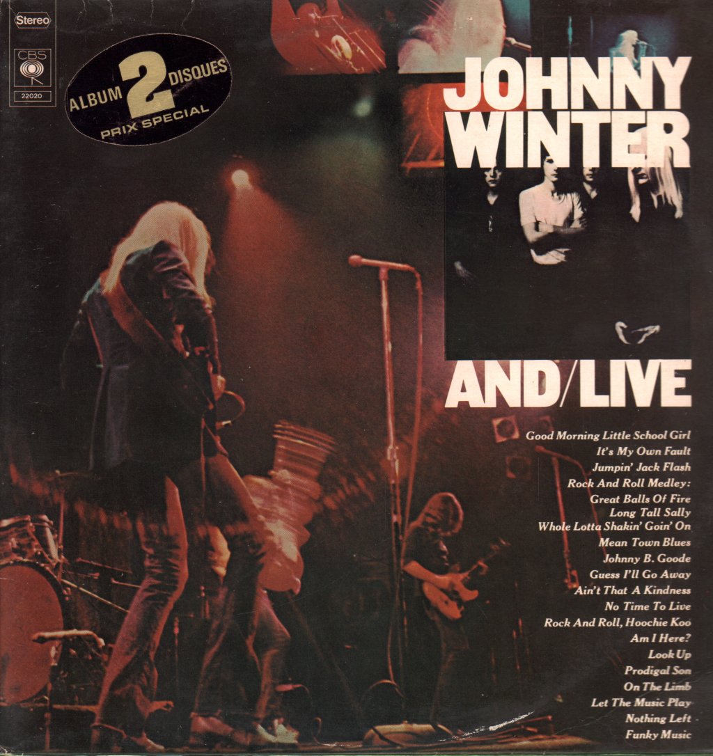 Johnny Winter - And/Live - Double Lp