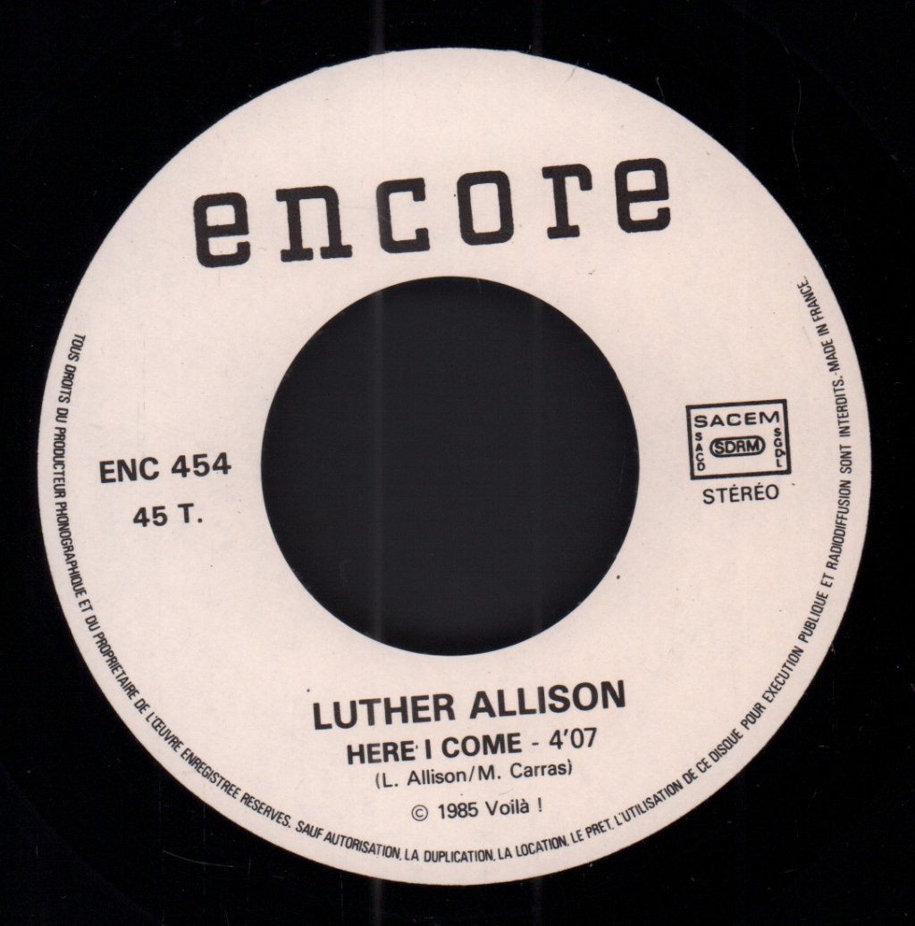 Luther Allison - Here I Come - 7 Inch