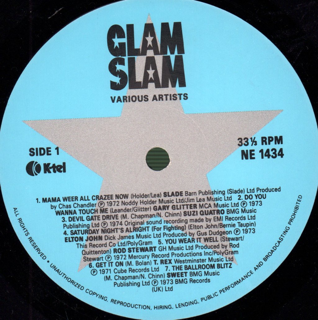 Various Artists - Glam Slam (Definitive Glam Rock Collection) - Lp