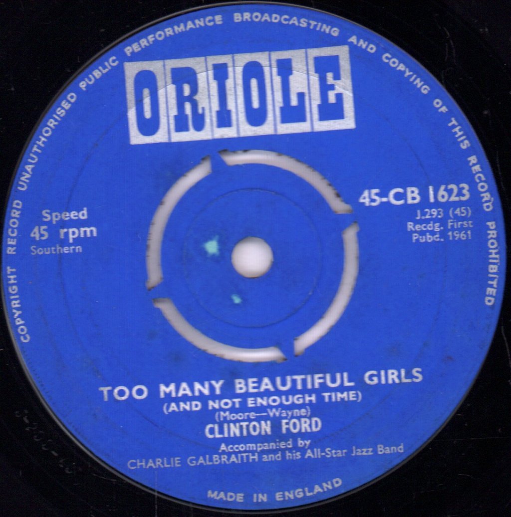 Clinton Ford - Too Many Beautiful Girls - 7 Inch