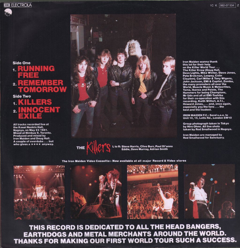Iron Maiden - Maiden Japan - 12 Inch