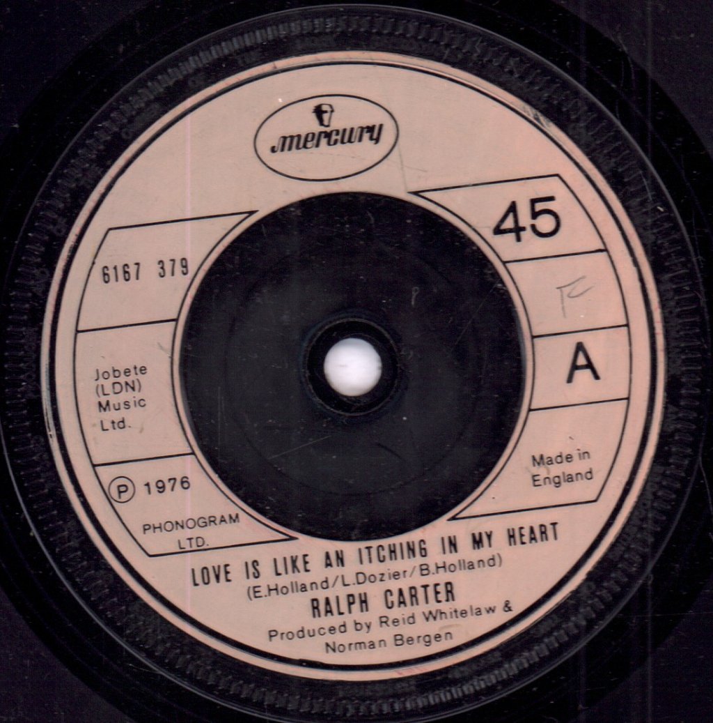 Ralph Carter - Love Is Like An Itching In My Heart - 7 Inch