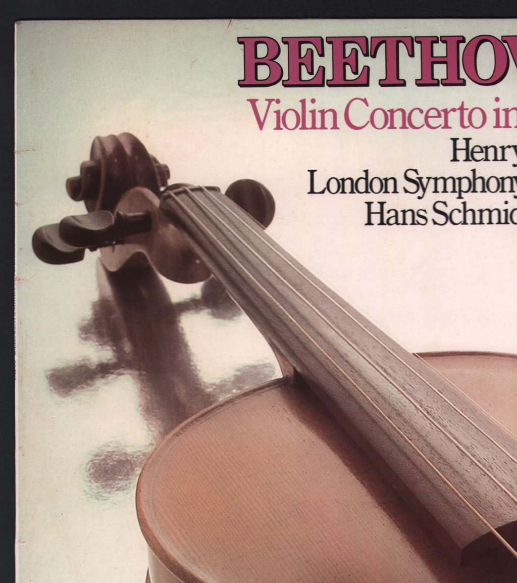 Henryk Szeryng / Hans Schmidt-Isserstedt / London Symphony Orchestra - Beethoven - Violin Concerto In D Op 61 - Lp