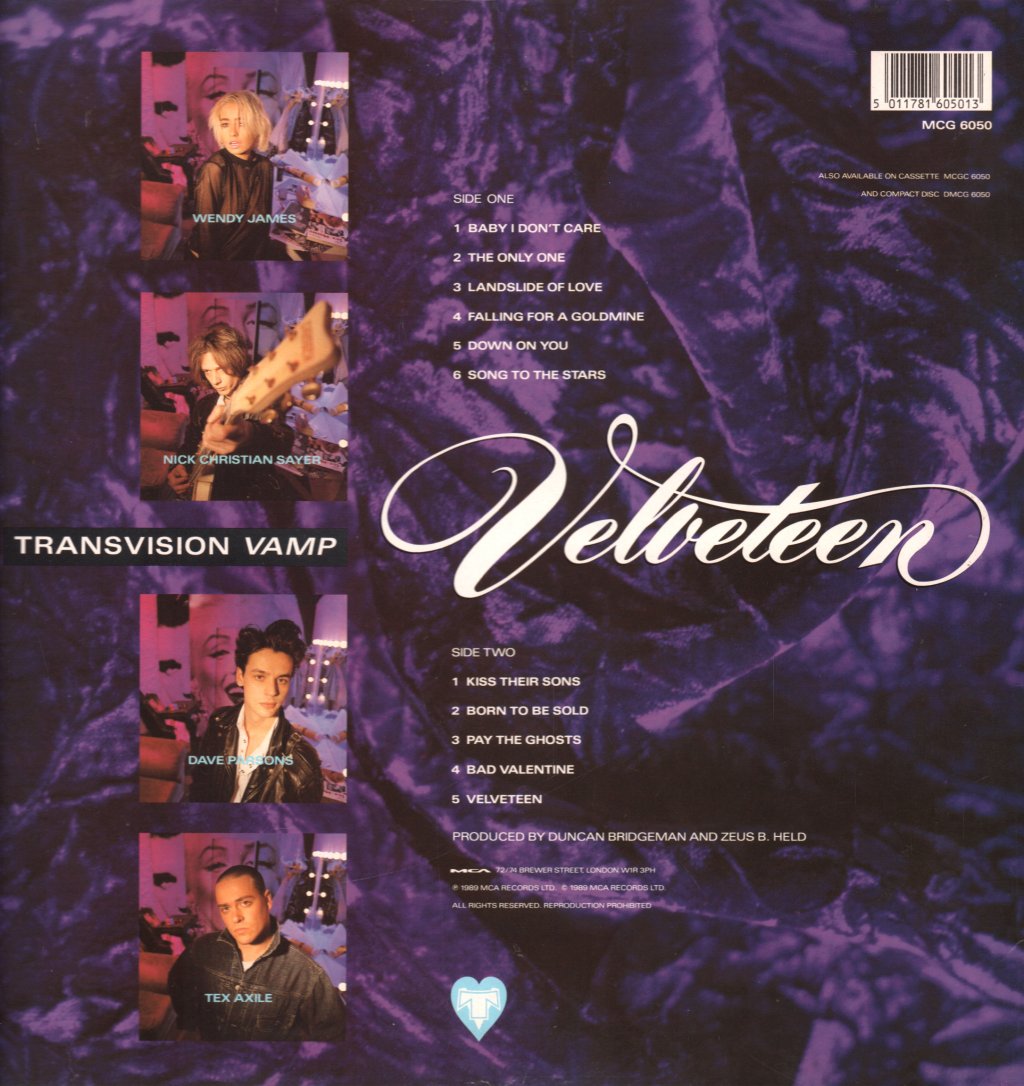 Transvision Vamp - Velveteen - Lp